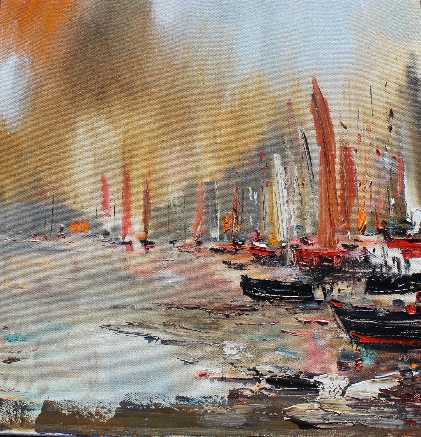 'A Fleet of Sails' by artist Rosanne Barr